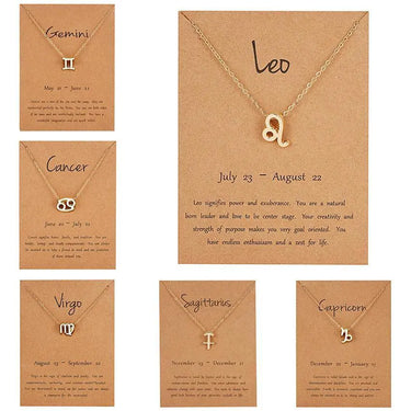 12 Celestial Zodiac Necklaces-Your Soul Place